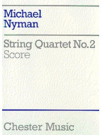 Michael Nyman: String Quartet No. 2 Score (noty, smyčcový kvartet)