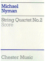 Michael Nyman: String Quartet No. 2 Score (noty, smyčcový kvartet)