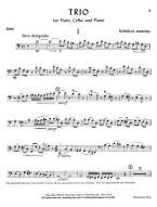 Bohuslav Martinů: Trio For Flute, Cello And Piano (noty na příčnou flétnu, violoncello, klavír)
