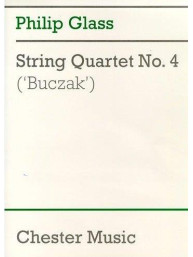 Philip Glass: String Quartet No.4 'Buczak' (Score) (noty, smyčcový kvartet, partitura)