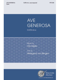 Ola Gjeilo: Ave Generosa - SATB (noty na sborový zpěv, klavír) - SADA 5 ks