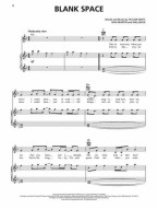 Taylor Swift: 1989 (noty na klavír, zpěv, akordy na kytaru)