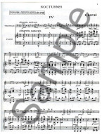 Bohuslav Martinů: Nocturnes H189 No.4 (noty na violoncello, klavír)