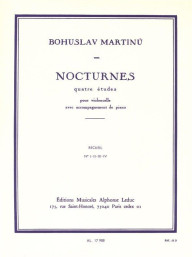 Bohuslav Martinů: Nocturnes For Cello And Piano H189 (noty na violoncello, klavír)