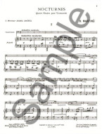 Bohuslav Martinů: Nocturnes For Cello And Piano H189 (noty na violoncello, klavír)