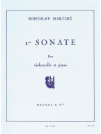 Bohuslav Martinů: Sonata No.1 For Cello And Piano H277 (noty na violoncello, klavír)