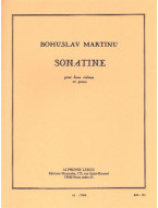 Bohuslav Martinů: Sonatine For Two Violins And Piano H198 (noty na 2 housle, klavír)