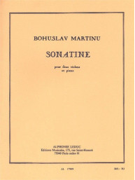 Bohuslav Martinů: Sonatine For Two Violins And Piano H198 (noty na 2 housle, klavír)