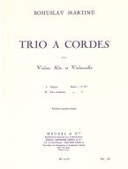 Bohuslav Martinů: Trio Á Cordes No.1 H136 (noty na smyčce)