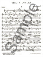 Bohuslav Martinů: Trio Á Cordes No.1 H136 (noty na smyčce)