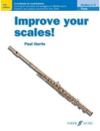 Paul Harris: Improve your scales! Flute Grades 1-3 (noty na příčnou flétnu)