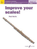Paul Harris: Improve your scales! Flute Grades 4-5 (noty na příčnou flétnu)