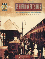 15 American Art Songs - High Voice (noty na zpěv, vysoký hlas, klavír) (+audio)