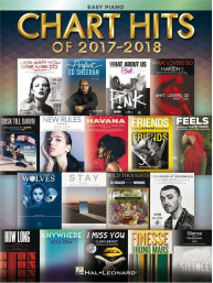 Chart Hits Of 2017-2018 (noty na snadný sólo klavír)
