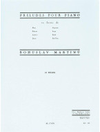 Bohuslav Martinů: Préludes (noty na sólo klavír)
