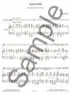 Bohuslav Martinů: Sonatine For Trumpet And Piano (noty na trubku, klavír)