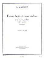 Bohuslav Martinů: Etudes Faciles A Deux Violins Vol.1 (noty na 2 housle)