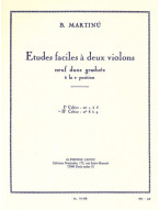 Bohuslav Martinů: Etudes Faciles A Deux Violins Vol.2 (noty na 2 housle)