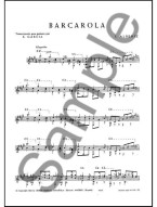 Isaac Albéniz: Barcarola (noty na kytaru)