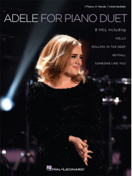 Adele For Piano Duet (noty na čtyřruční klavír)