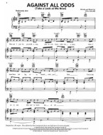Phil Collins Anthology (noty na klavír, zpěv, akordy na kytaru)