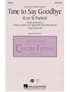 Andrea Bocelli / Sarah Brightman: Time To Say Goodbye (Con Te Partiro) - SATB (noty na sborový zpěv, klavír) - SADA 5 ks