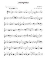 100 Gospel Songs And Hymns For Violin And Guitar (noty na housle, akordy na kytaru)