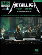 Bass Play-Along 22: Metallica 1991-2016 (noty, tabulatury na baskytaru) (+audio)