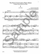 Paris Conservatory Flute Album: 16 Short Lyric Pieces For Flute And Piano (noty na příčnou flétnu, klavír)