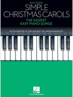 Simple Christmas Carols: The Easiest Easy Piano Songs (noty na snadný sólo klavír)