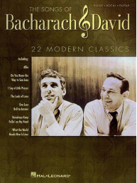 The Songs of Burt Bacharach & Hal David (noty na klavír, zpěv, akordy na kytaru)