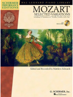 W.A. Mozart: Selected Variations (noty na sólo klavír) (+audio)