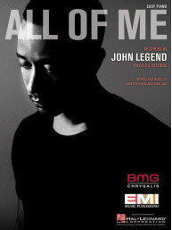 John Legend: All Of Me (noty na snadný sólo klavír)