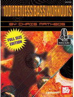 Chris Matheos: 100 Fretless Bass Workouts (noty, tabulatury na baskytaru) (+audio)