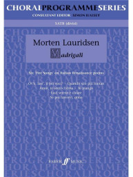 Morten Lauridsen: Madrigali - Six Fire Songs - SATB (noty na sborový zpěv)