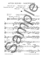 Pam Wedgwood: After Hours For E-Flat Saxophone And Piano (noty na Eb saxofon, klavír) (+audio)