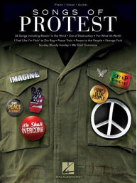 Songs of Protest (noty na klavír, zpěv, akordy na kytaru)