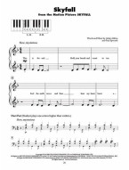 Adele - Five Finger Piano (noty na pětiprstý klavír)