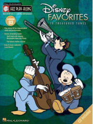 Jazz Play-Along 93: Disney Favourites (noty na nástroje C, Eb, Bb, basového klíče) (+audio)