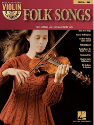 Violin Play-Along 16: Folk Songs (noty na housle) (+audio)