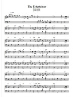 Scott Joplin: The Entertainer (noty na snadný klavír) (+audio)