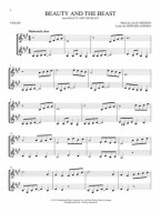 Easy Instrumental Duets: Disney Songs (snadné noty pro 2 housle)