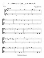 Easy Instrumental Duets: Disney Songs (snadné noty pro 2 housle)