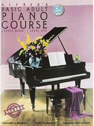 Alfred's Basic Adult Piano Course: Lesson Book Level 1 (noty na sólo klavír) (+audio)