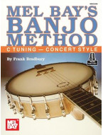 Mel Bay's Banjo Method - C Tuning Concert Style (noty na banjo) (+audio)