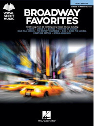 Broadway Favorites - Men's Edition (noty na klavír, zpěv, akordy na kytaru)