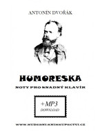 Antonín Dvořák: Humoreska (noty na snadný klavír) (+audio)