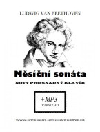 Ludwig van Beethoven: Měsíční sonáta (noty na snadný klavír)