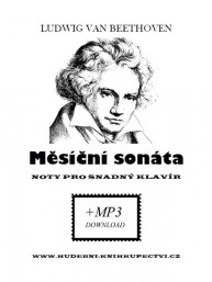 Ludwig van Beethoven: Měsíční sonáta (noty na snadný klavír)