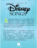 The Library of Disney Songs (noty na klavír, zpěv, akordy na kytaru)
